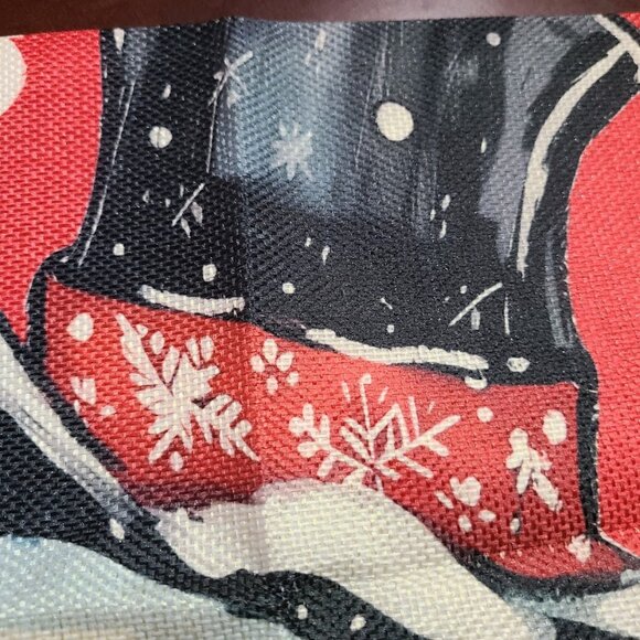 Christmas Pillow Cover Snowman Decor Xmas Holiday Decorative Accent Throw Case - Picture 5 of 10